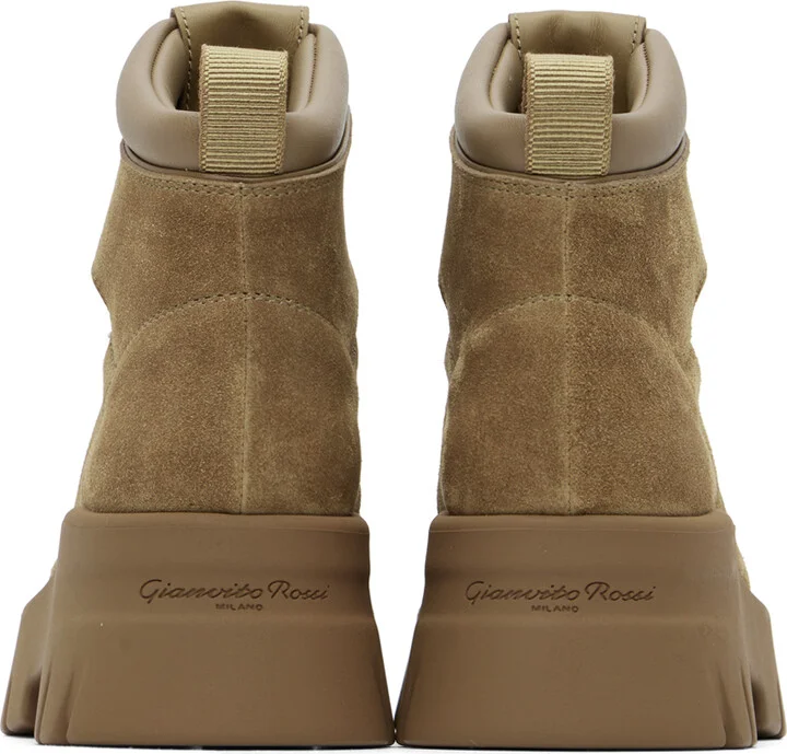 Gianvito Rossi Tan Vancouver Ankle Boots - Image 2
