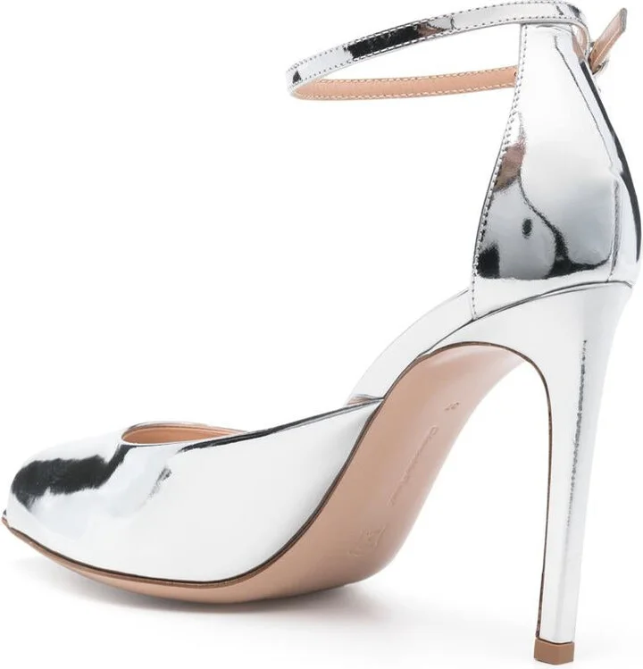 Gianvito Rossi Thel Sandal Metal Shoes - Image 3