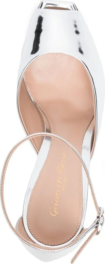 Gianvito Rossi Thel Sandal Metal Shoes - Image 4