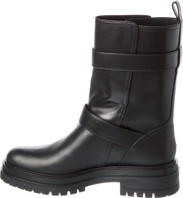 Gianvito Rossi Thiago Leather Boot - Image 2