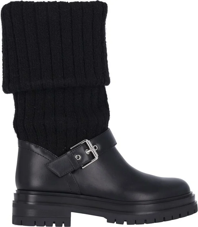 Gianvito Rossi Thurso Strap Detailed Pull-On Biker Boots