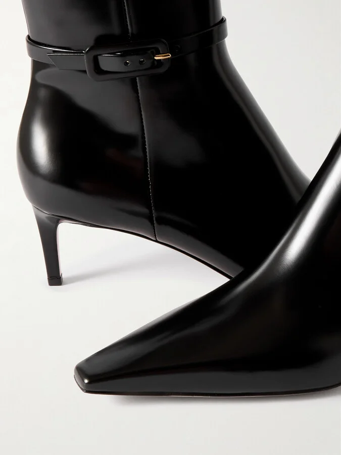 Gianvito Rossi - Tokio 55 Leather Ankle Boots - Black - Image 4