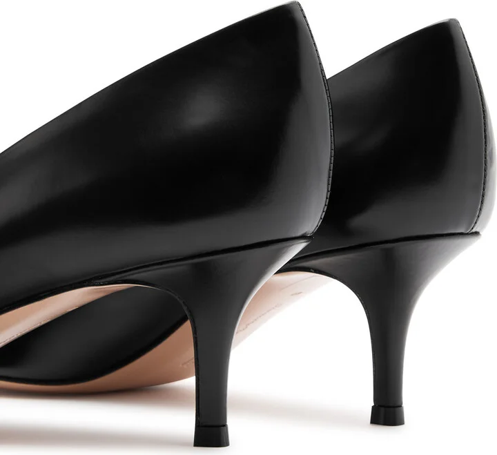 Gianvito Rossi Tokio 55 Leather Pumps - Image 4