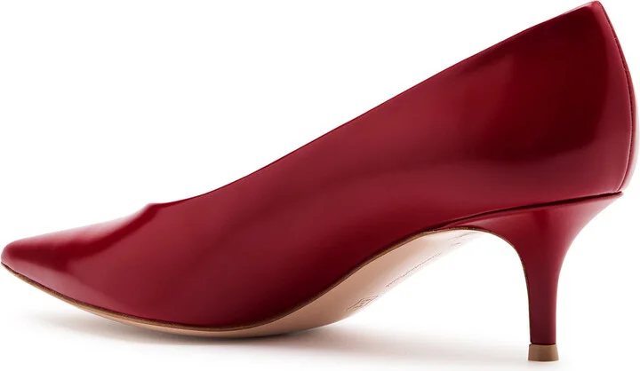 Gianvito Rossi Tokio 55 Leather Pumps - Image 2