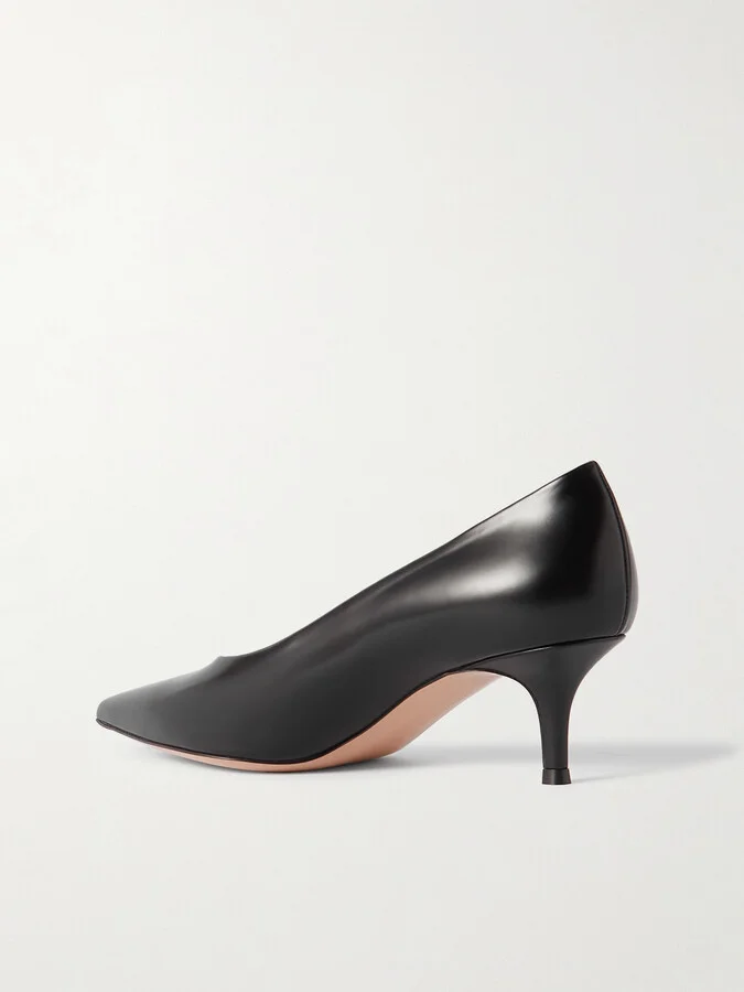 Gianvito Rossi - Tokio 55 Leather Pumps - Black - Image 3