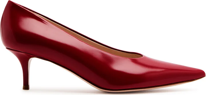 Gianvito Rossi Tokio 55 Leather Pumps