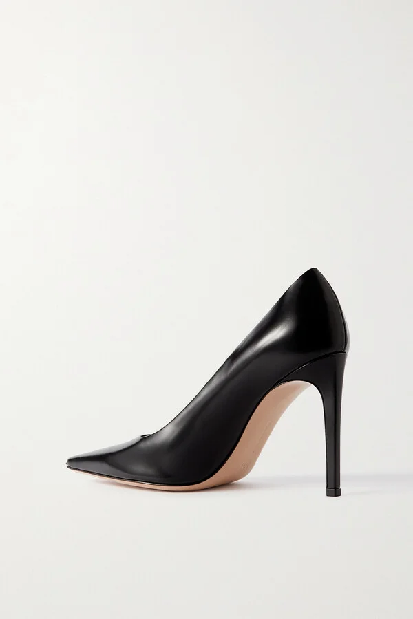 Gianvito Rossi - Tokio 95 Patent-leather Pumps - Black - Image 3
