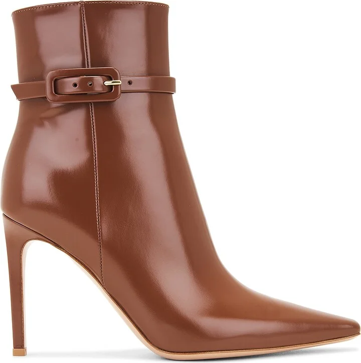 Gianvito Rossi Tokio Ankle Boot in Brown
