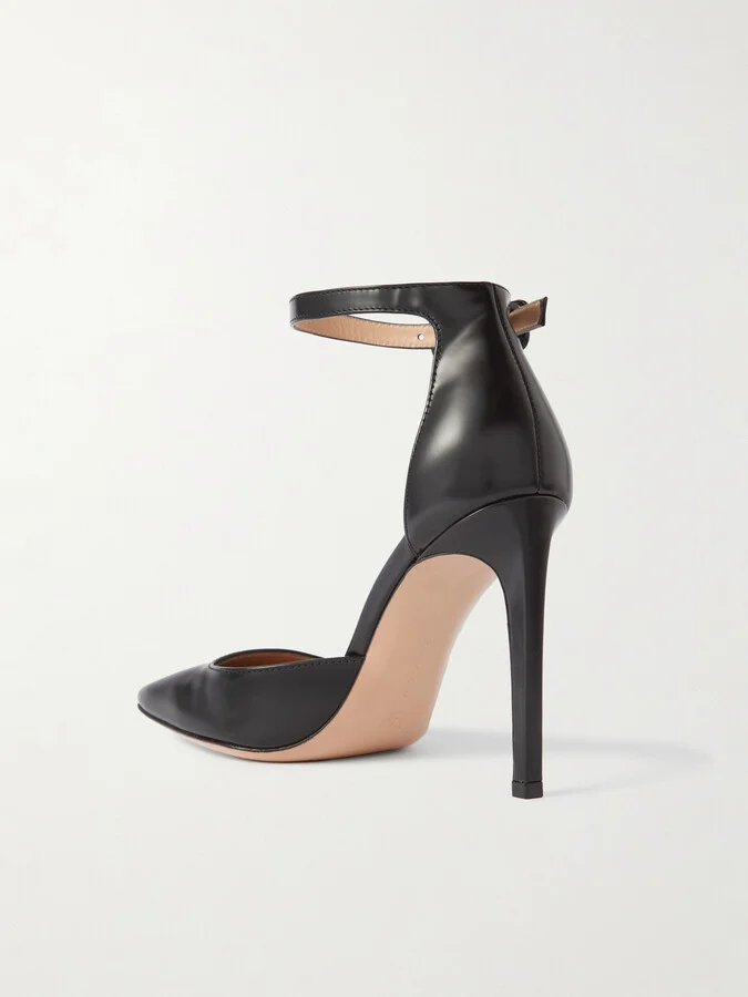 Gianvito Rossi - Tokio Glossed-leather Pumps - Black - Image 3