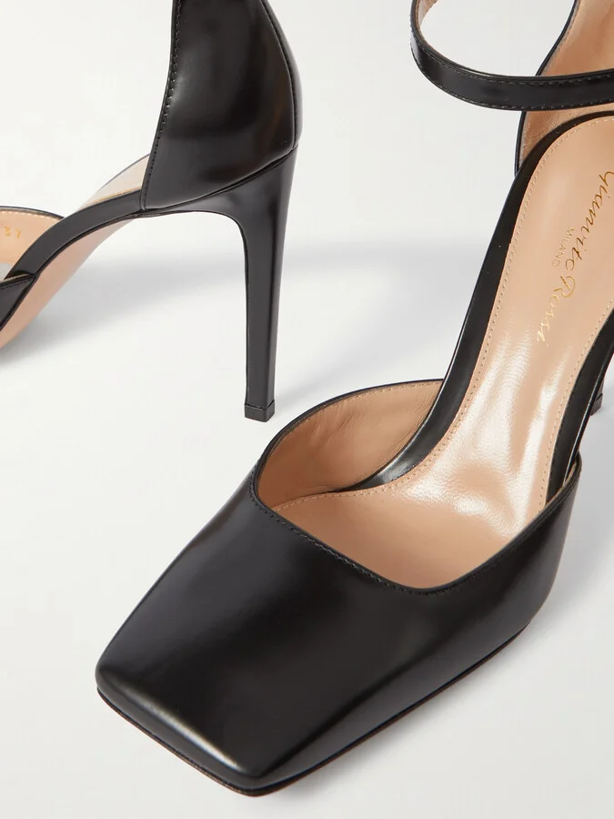 Gianvito Rossi - Tokio Glossed-leather Pumps - Black - Image 4