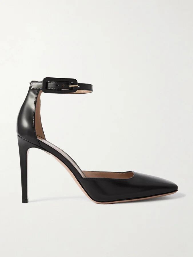 Gianvito Rossi - Tokio Glossed-leather Pumps - Black