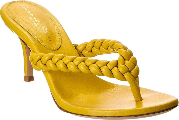 Gianvito Rossi Tropea 70 Leather Sandal
