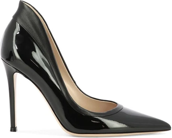 Gianvito Rossi Tuxedo Pointed-Toe Pumps
