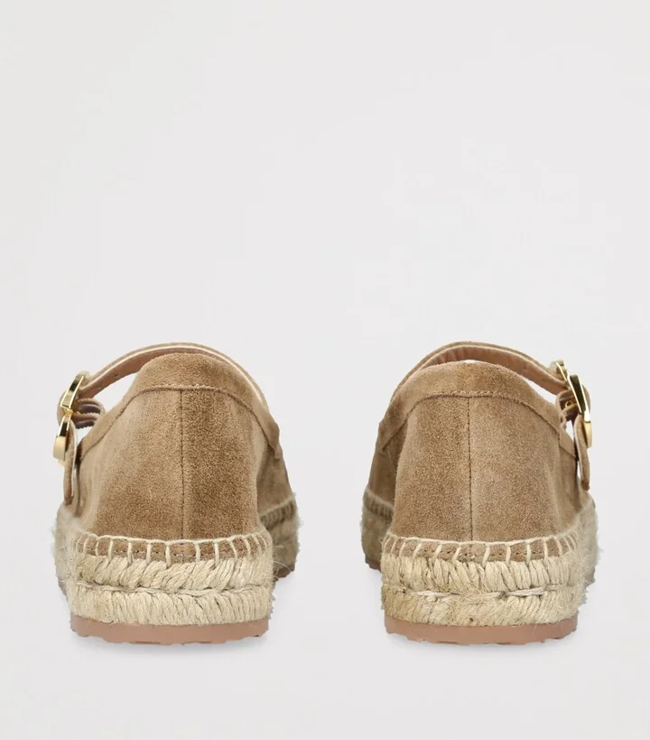 Gianvito Rossi Velour Elda Ballet Flats - Image 2