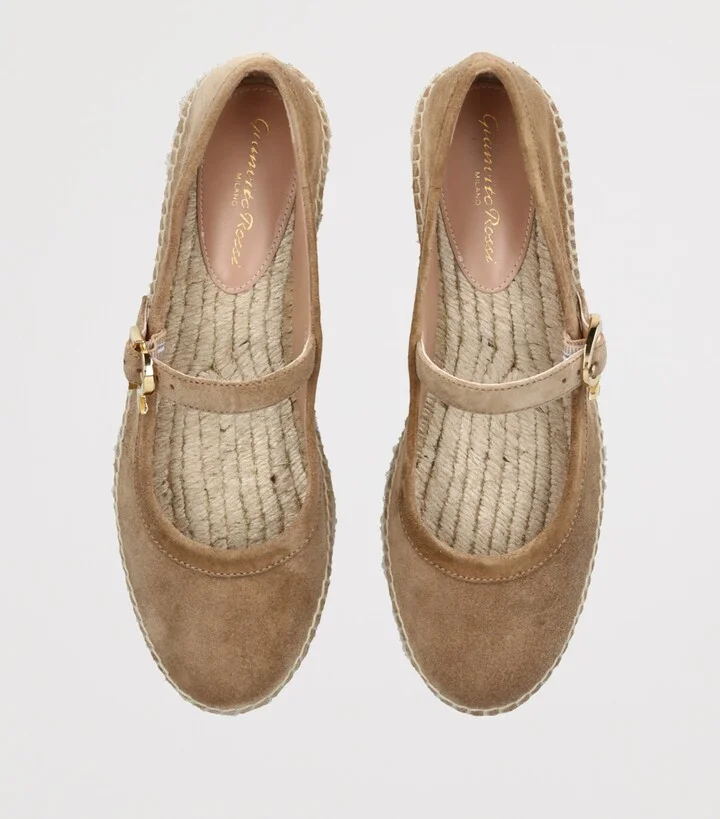 Gianvito Rossi Velour Elda Ballet Flats - Image 4