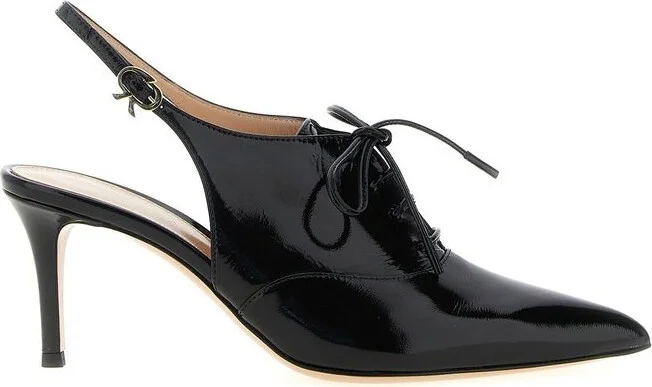 Gianvito Rossi Veronica Pointed Toe Slingback Pumps
