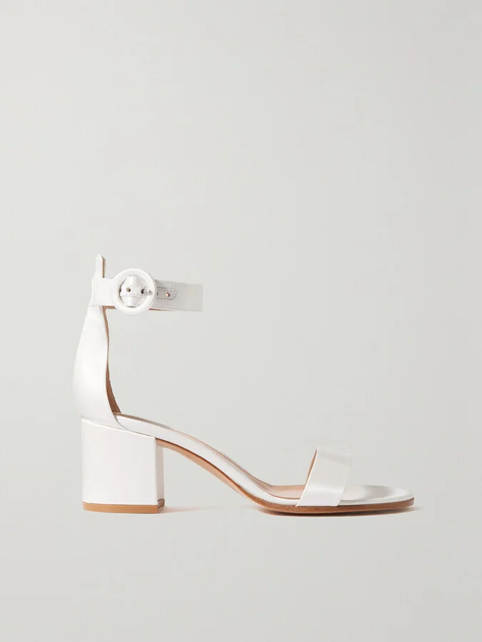 Gianvito Rossi - Versilia 60 Satin Sandals - White