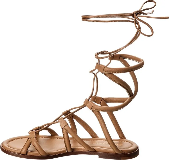 Gianvito Rossi Vesta Leather Sandal - Image 2