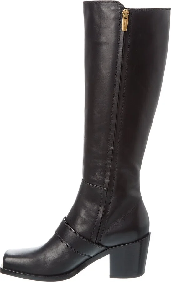 Gianvito Rossi Wayne 60 Leather Knee-High Boot - Image 2