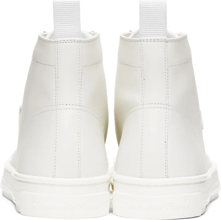 Gianvito Rossi White 360 High Sneakers - Image 2