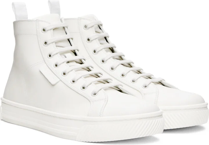 Gianvito Rossi White 360 High Sneakers - Image 4