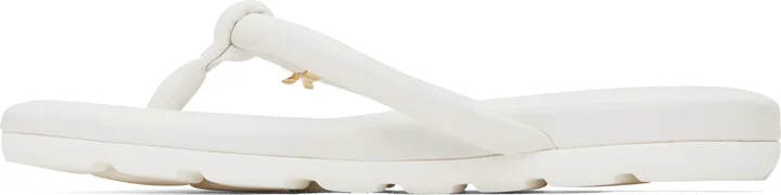 Gianvito Rossi White Fiji Nappa Sandals - Image 3