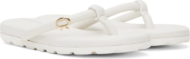 Gianvito Rossi White Fiji Nappa Sandals - Image 4