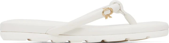 Gianvito Rossi White Fiji Nappa Sandals