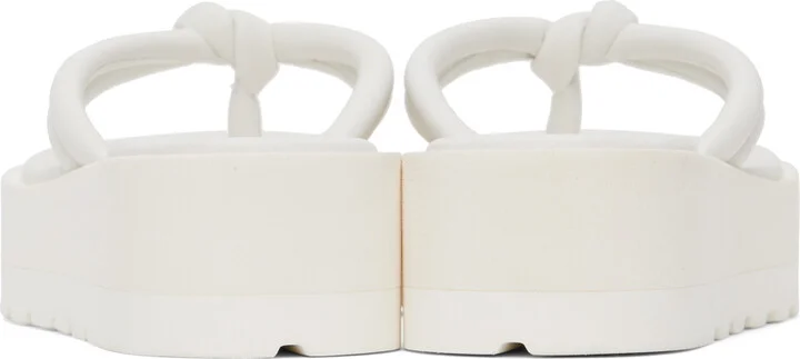 Gianvito Rossi White Marlie Sandals - Image 2