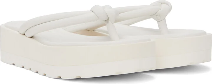 Gianvito Rossi White Marlie Sandals - Image 4