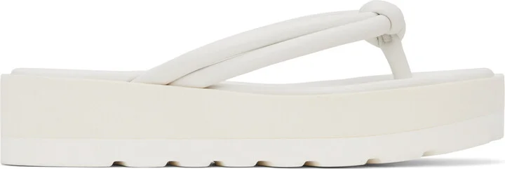 Gianvito Rossi White Marlie Sandals