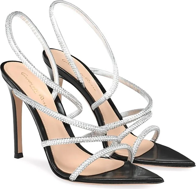 Gianvito Rossi Women's Crystal Ettie Sandals