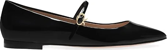 Gianvito Rossi Women's Ribbon Jane Flats
