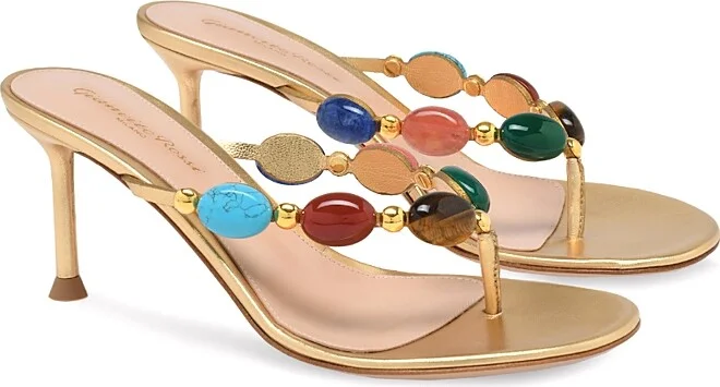 Gianvito Rossi Women's Shanti Thong 70 Mules