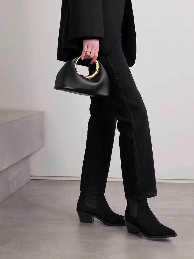 Gianvito Rossi - Wylie 60 Suede Chelsea Boots - Black - Image 2