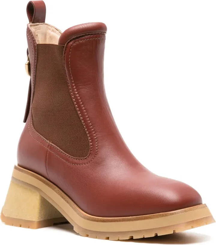 Gigi 70mm leather Chelsea boots - Image 2