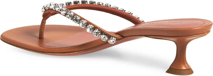 Gigi CrystalStrap Kitten Heel Sandal - Image 2