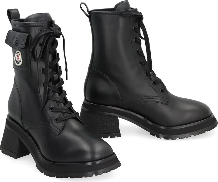Gigi Lace-up Leather Ankle Boots - Image 3