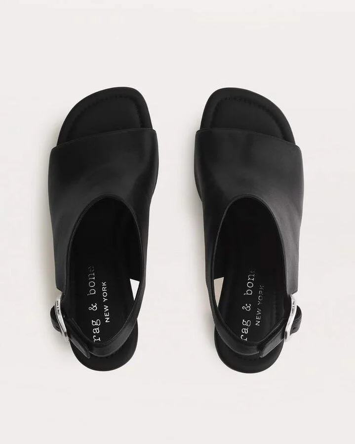 Gigi Leather Slingback Sandals - Image 4