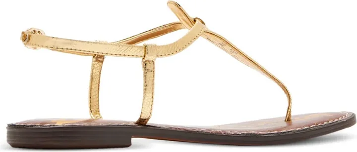 Gigi metallic-finish sandals - Image 4