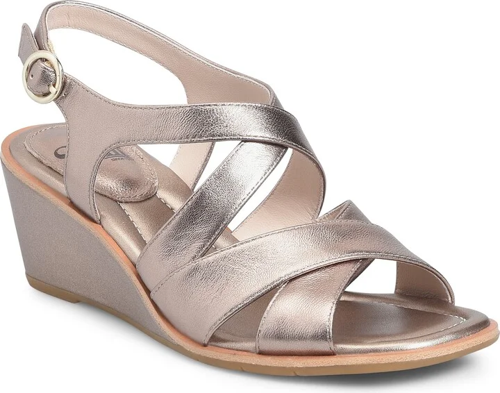 Gigi Slingback Wedge Sandal