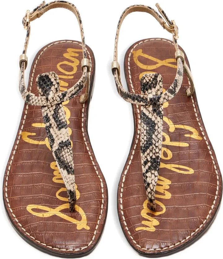 Gigi snakeskin-effect sandals - Image 2