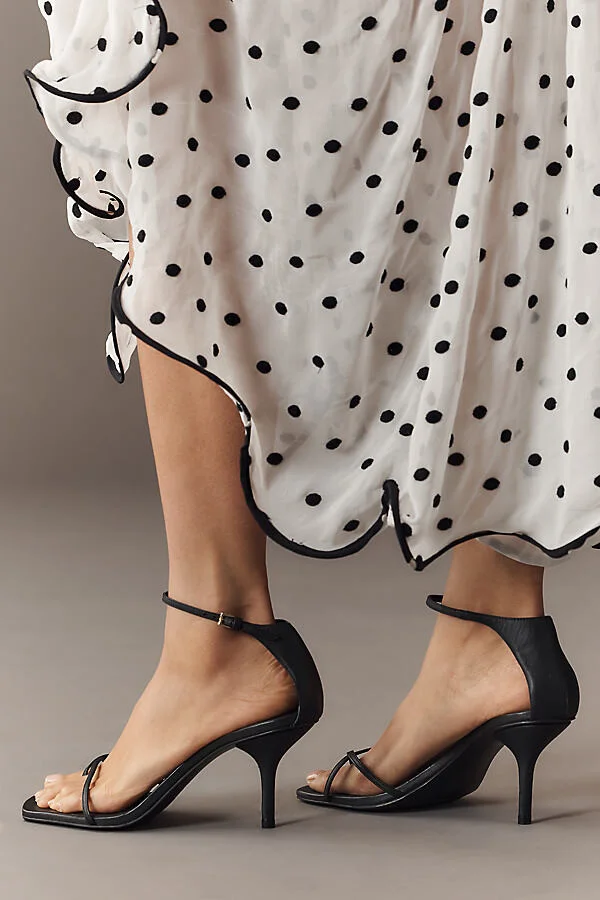 Gigi Strappy Mid Heeled Sandals - Image 3