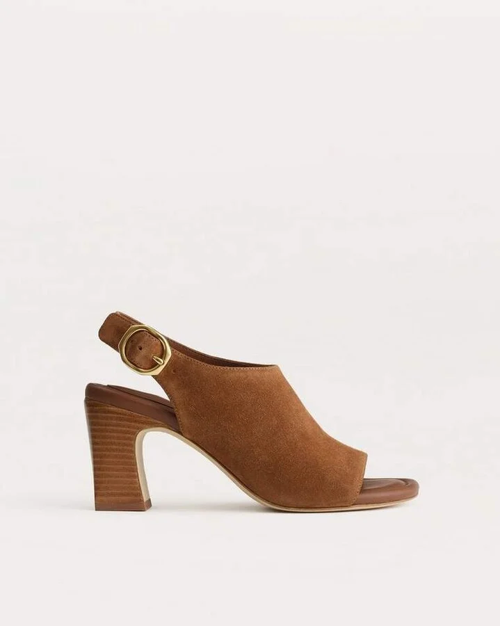 Gigi Suede Slingback Sandals
