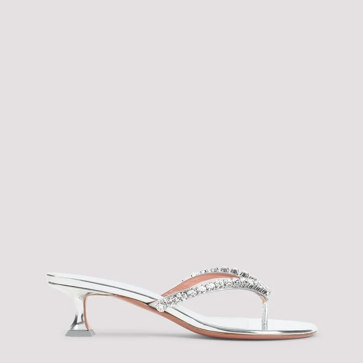 Gigi Thong Mirror Sandals