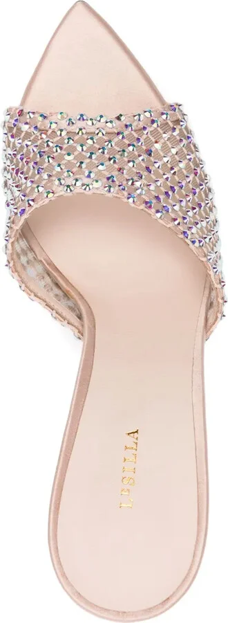 Gilda 100mm crystal-embellished sandals - Image 4