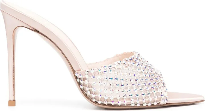 Gilda 100mm crystal-embellished sandals