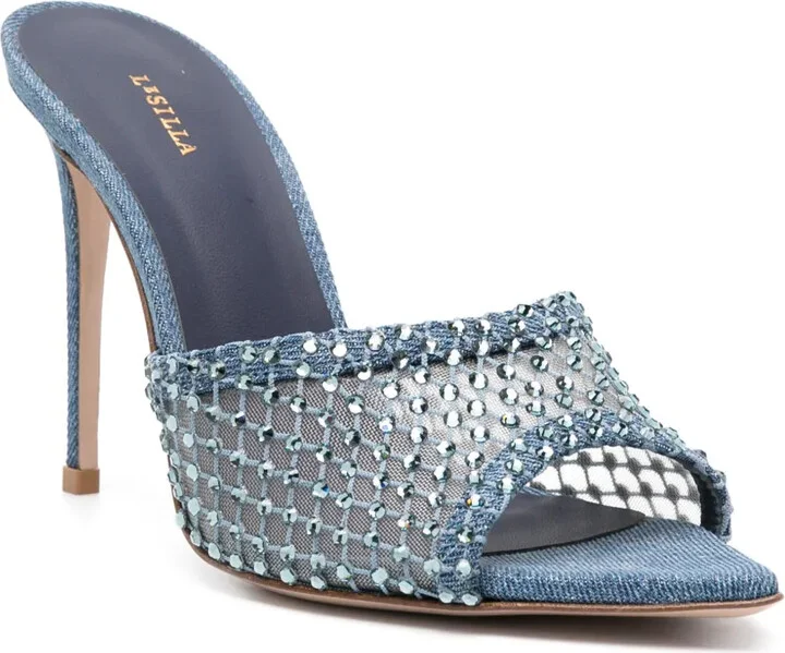 Gilda 110mm crystal-embellished sandals - Image 2