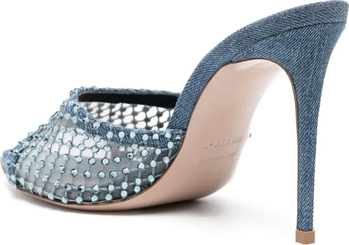 Gilda 110mm crystal-embellished sandals - Image 3