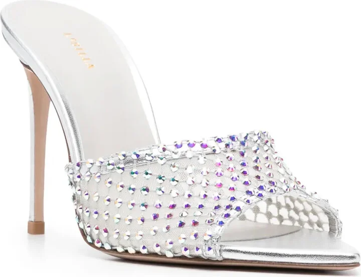 Gilda 110mm crystal-embellished sandals - Image 2